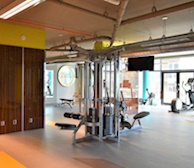 Jukebox furnished rental with 2000 square foot gym