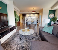 Living Room Free WiFi Fully Furnished Apartment Waterview Suite Halifax NS
