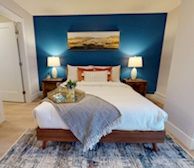 2 Primary Bedroom Queen Mattress Fully Furnished Short Term Apartment Rental Halifax NS