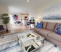 Open Space Dining Room and Kitchen Fully Furnished Apartment Suite Halifax NS