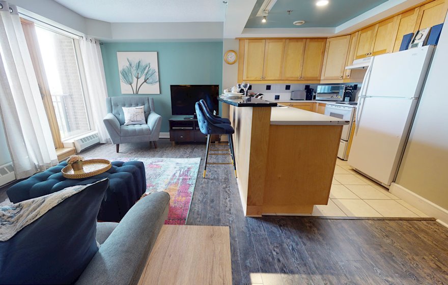 Fully Equipped Kitchen Livingroom Winchester Plaza Halifax NS