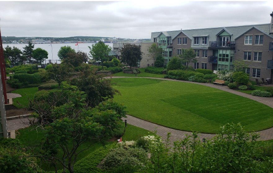 Living Room Free WiFi Fully Furnished Apartment Harbour View Suite Bishop's Landing Halifax NS