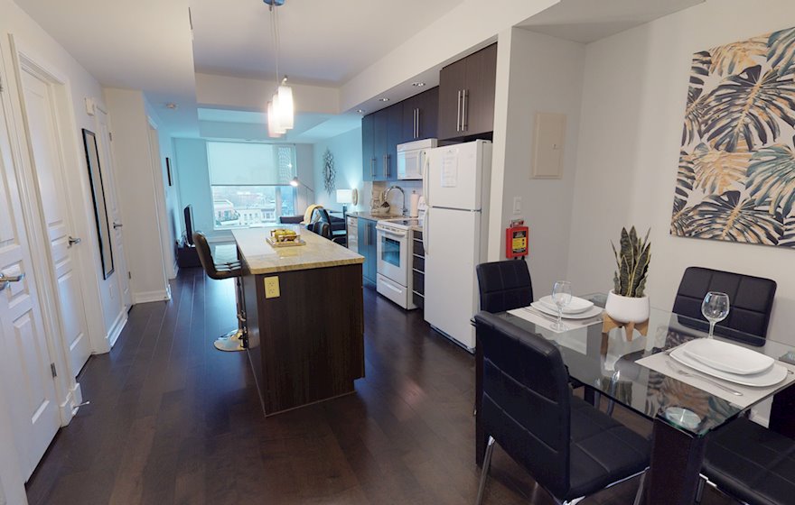 1014 Dining Room Fully Furnished Apartment Suite Ottawa