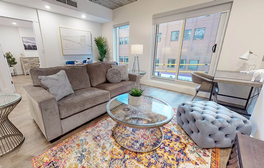 14 Living Room Free WiFi Fully Furnished Apartment Waterview Suite Halifax NS