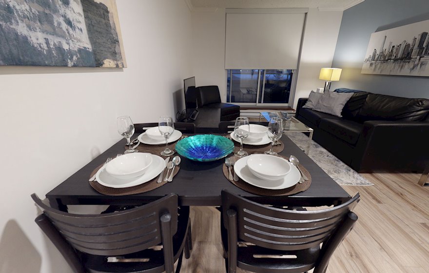 606 Dining Room Fully Furnished Apartment Suite Ottawa