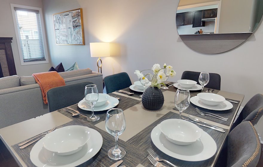 Dining Room Fully Furnished Apartment Suite Orleans