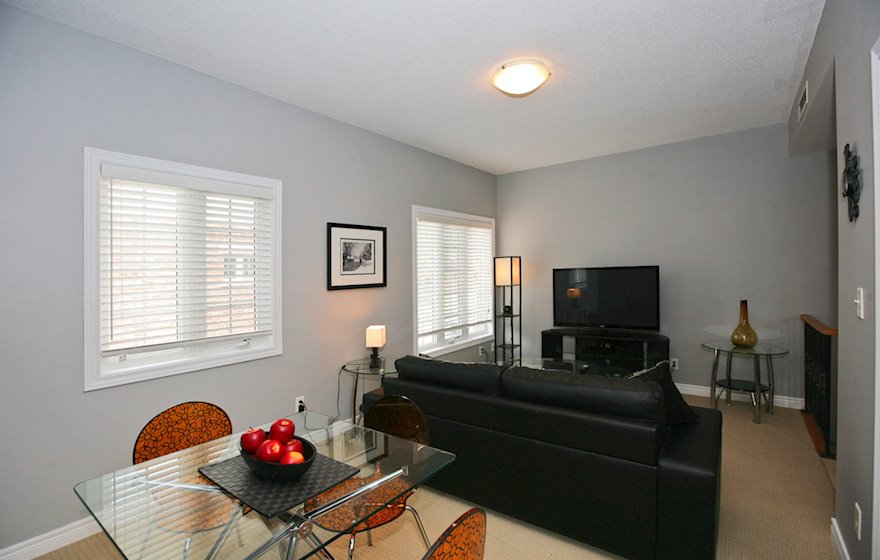 Dining/Living Room Free WiFi Fully Furnished Apartment Suite Kleinburg 14