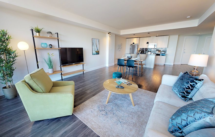 Kitchen Fully Furnished Appliances  WiFi Fully Furnished Apartment Suite Halifax NS