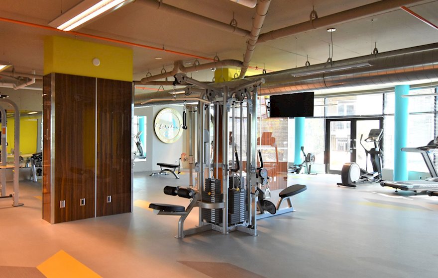 Jukebox furnished rental with 2000 square foot gym