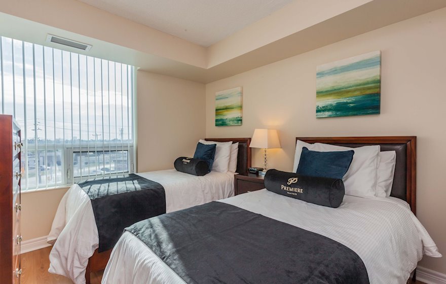 Second Bedroom Fully Furnished Apartment Suite Scarborough