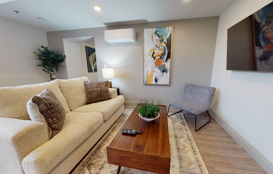 1 Open Space Living Room Dining Room Fully Furnished Residence Suite St. John’s Newfoundland