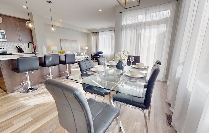 Dining Room Fully Furnished Apartment Suite Kanata