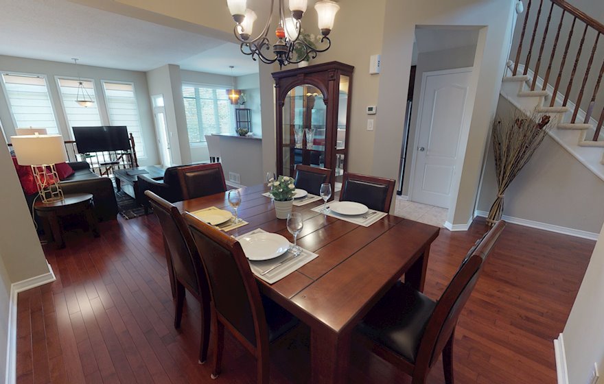Dining Room Fully Furnished Apartment Suite Kanata