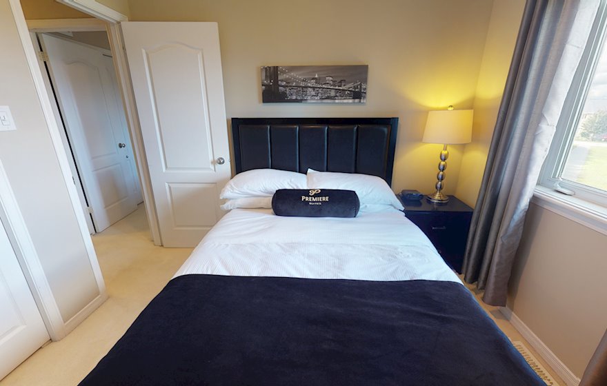 Third Bedroom Double MAttress Fully Furnished Apartment Suite Kanata