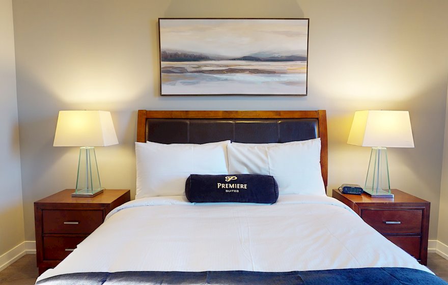 Second Bedroom Queen Mattress Fully Furnished Apartment Suite Oakville