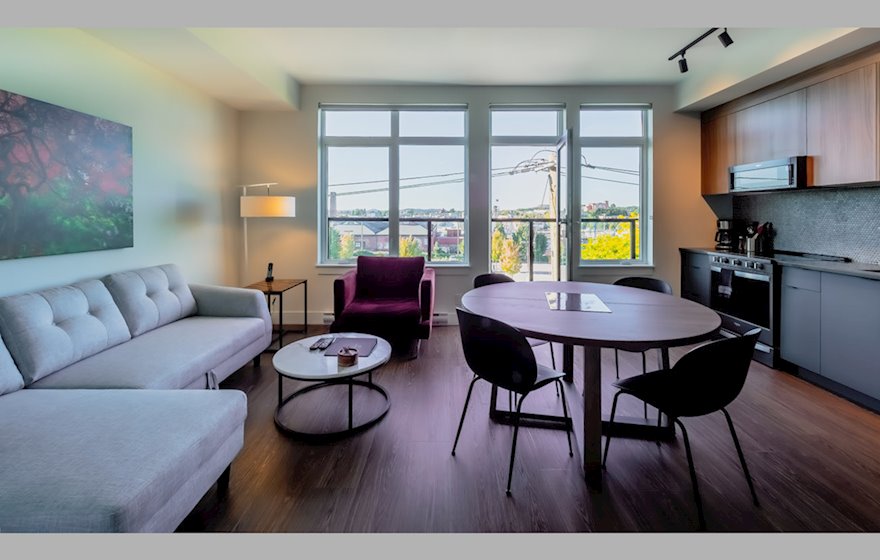 Ironworks 416 open concept suite