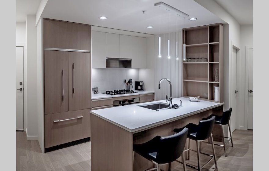 Kitchen Fully Equipped Victoria B&W