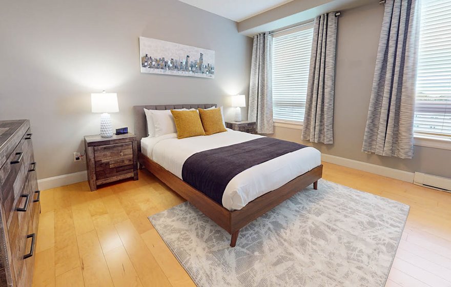 6 Second Bedroom Queen Mattress Fully Furnished Apartment Suite Moncton NB