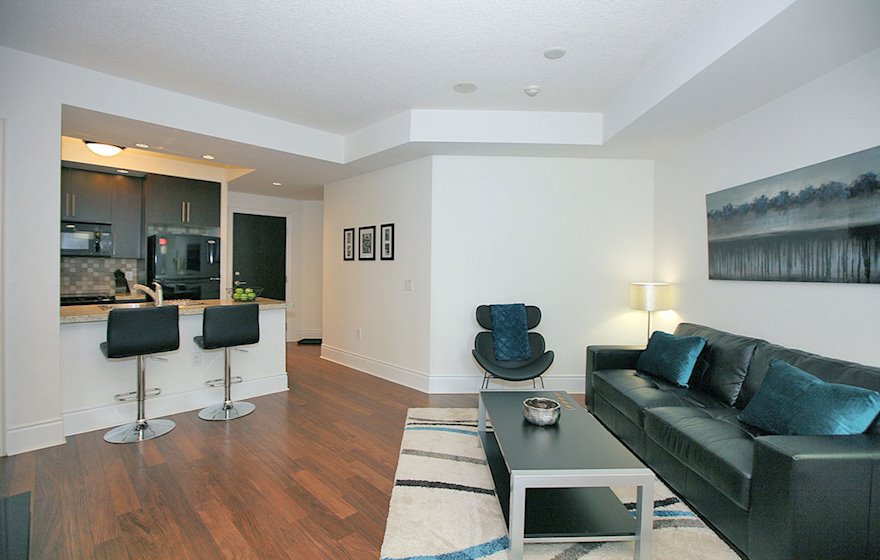 Living Room Kitchen