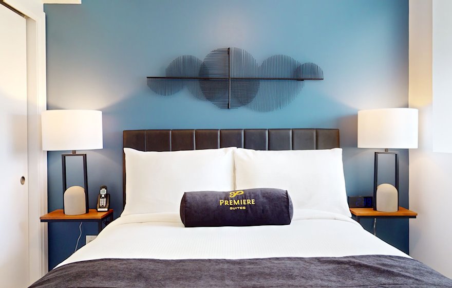 Second Bedroom Queen Mattress Fully Furnished Apartment Suite Kitchener Waterloo