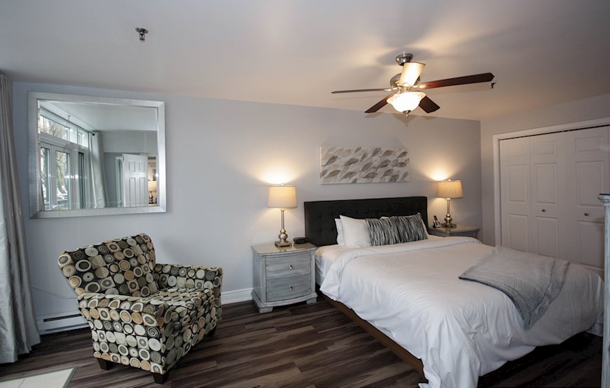 Bedroom Queen Mattress Fully Furnished Apartment Suite Halifax NS