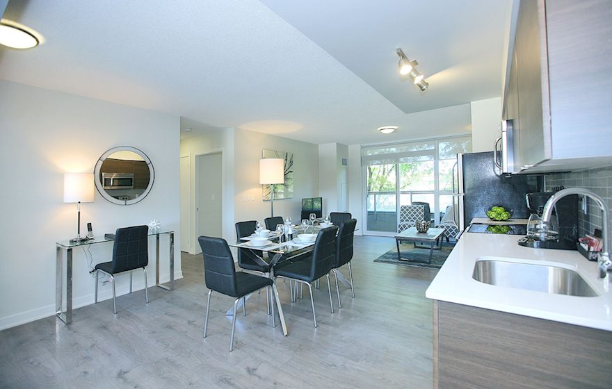 Kitchen Fully Equipped Five Appliances Stainless Steel North York