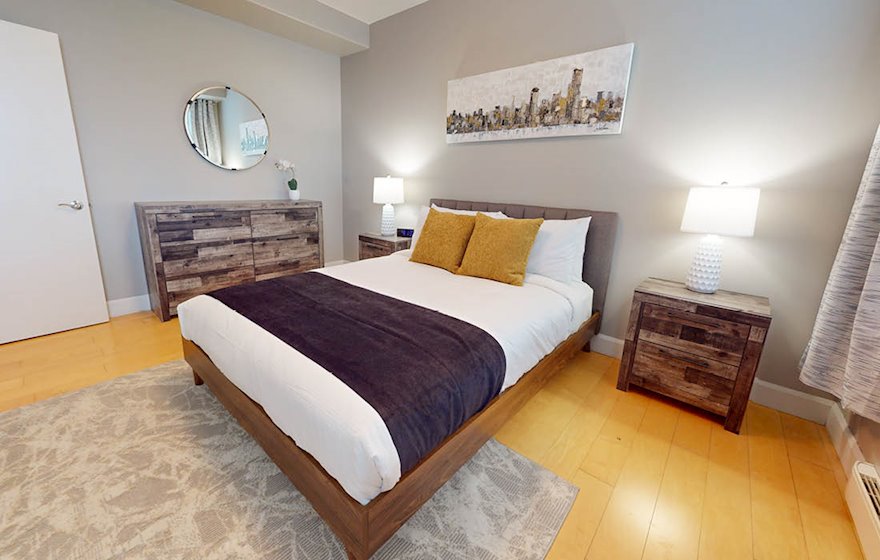 10 Second Bedroom Queen Mattress Fully Furnished Apartment Suite Moncton NB