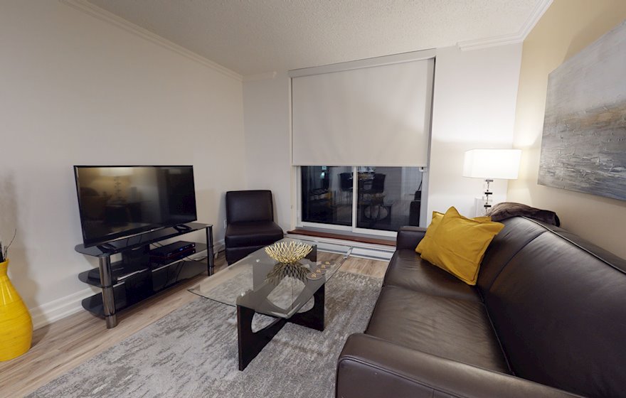 506 Living Room Free WiFi Fully Furnished Apartment Suite Ottawa