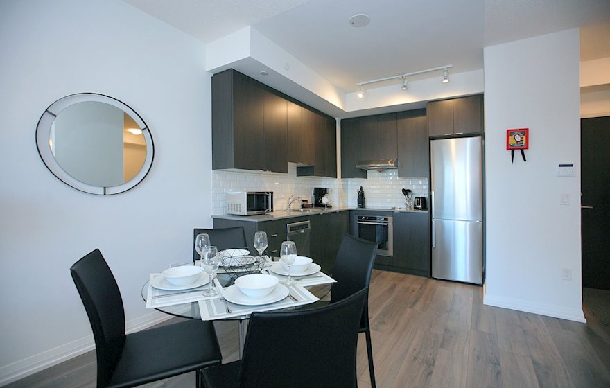 Kitchen Fully Equipped Five Appliances Stainless Steel North York