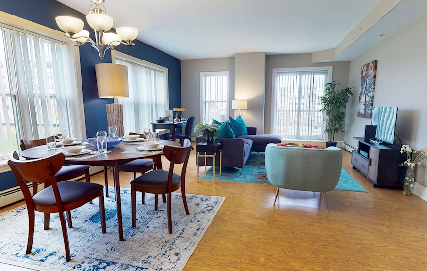 15 Living Room Temporary Housing Bedford Fully Furnished Short-Term Rental Apartment Bedford NS