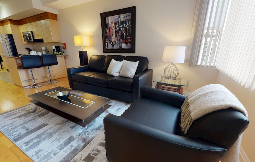 607 Living Room Free WiFi Fully Furnished Apartment Suite Kanata