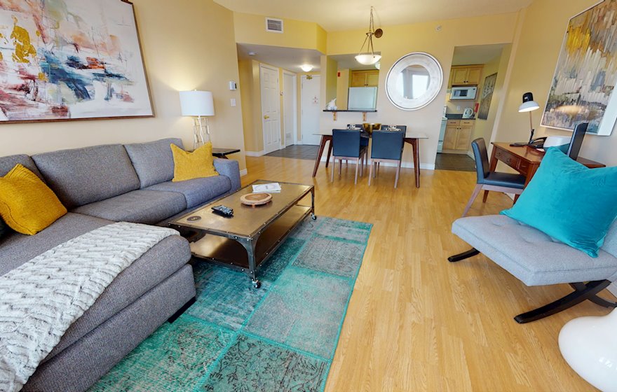 1 Living Room Dining Room Fully Furnished Apartment Suite Moncton NB