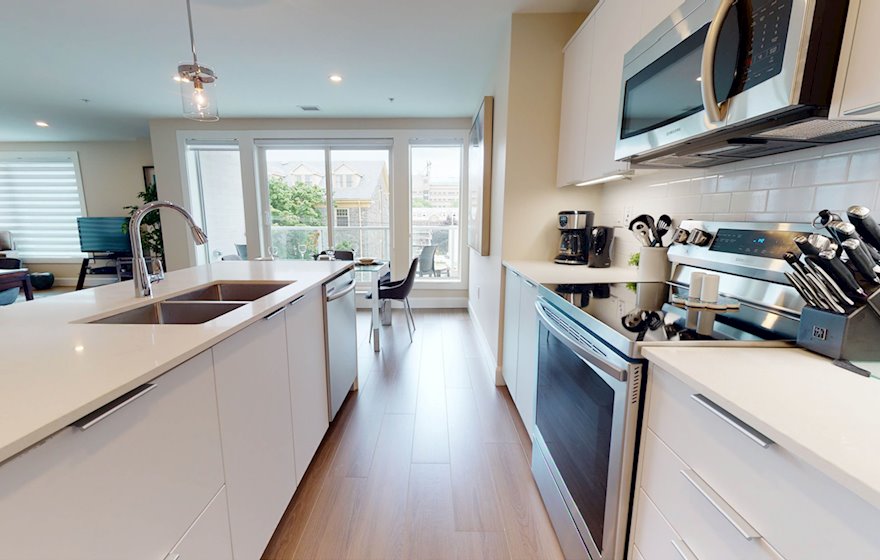Kitchen Fully Furnished Appliances  WiFi Fully Furnished Apartment Suite Halifax NS