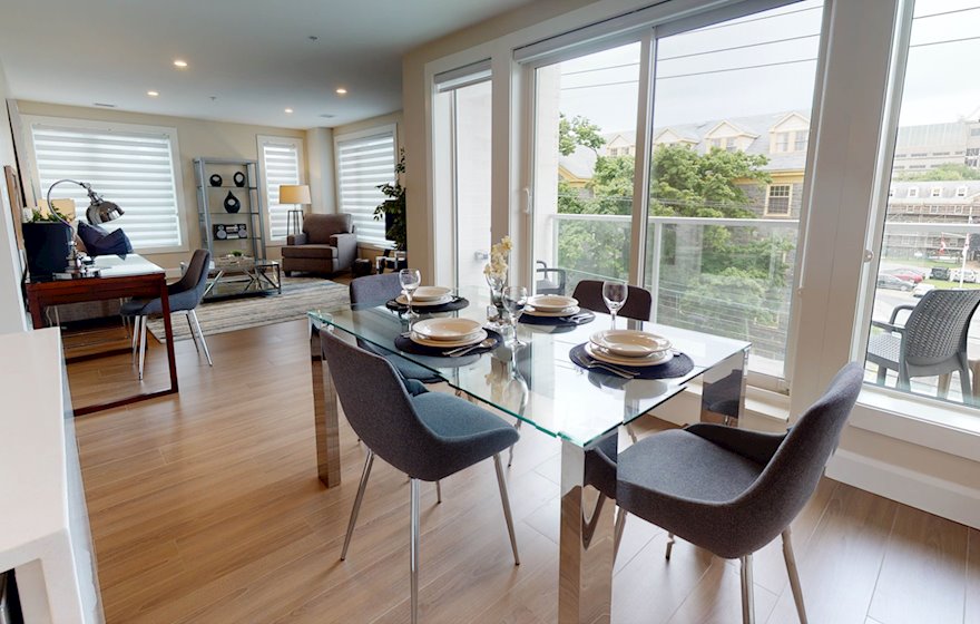 Kitchen Fully Furnished Appliances  WiFi Fully Furnished Apartment Suite Halifax NS