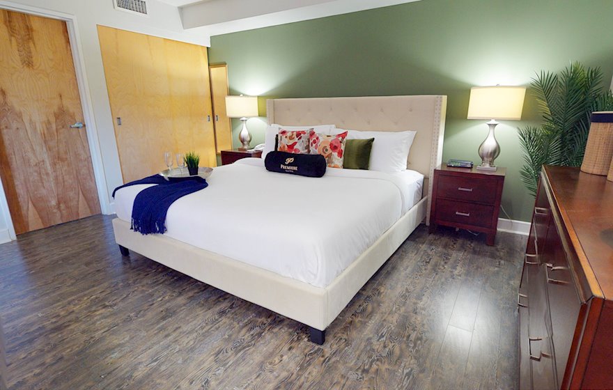 Second Bedroom Queen Mattress Fully Furnished Apartment Suite Halifax NS