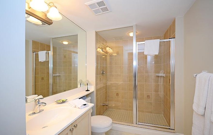 Second Bathroom 3 Piece Fully Furnished Apartment Suite North York