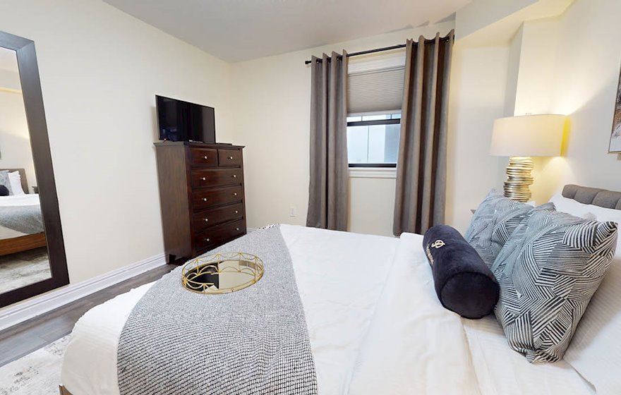 8 Second Bedroom Queen Mattress Fully Furnished Apartment Suite Halifax NS