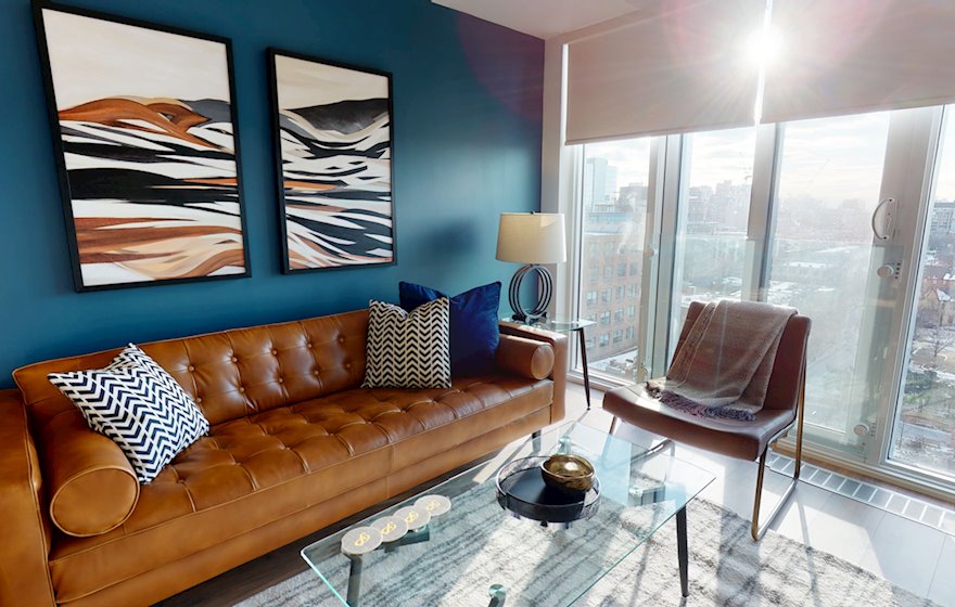 Living Room Free WiFi Fully Furnished Apartment Suite Downtown Toronto