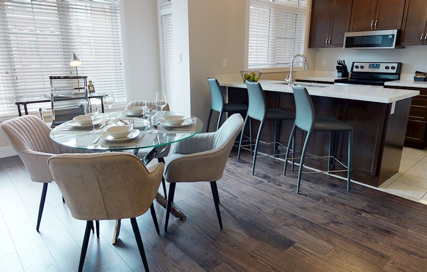 Dining Room Fully Furnished Apartment Suite Oakville