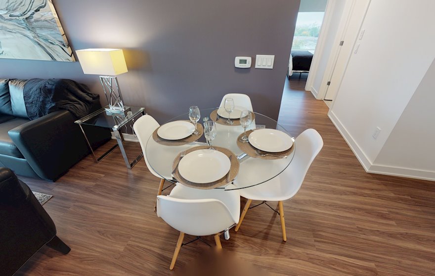 804 - Dining Room Fully Furnished Apartment Suite Ottawa