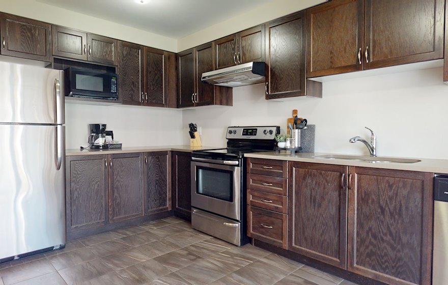 Kitchen Fully Equipped Five Appliances Stainless Steel Orleans